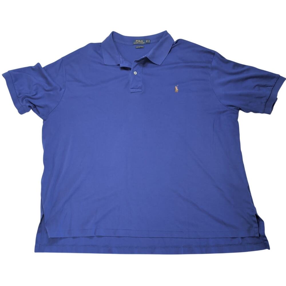 Polo Ralph Lauren Pima Soft Touch Polo Shirt Men's 3XB Pony Logo Short Sleeve
